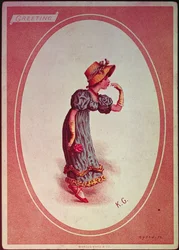 Ragazza con cappello di paglia